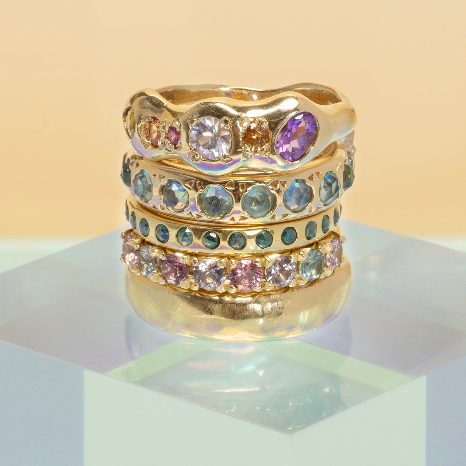 Sunset Pointer Ring
