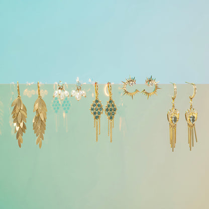 Opal and Pearl Cloudburst Earrings
