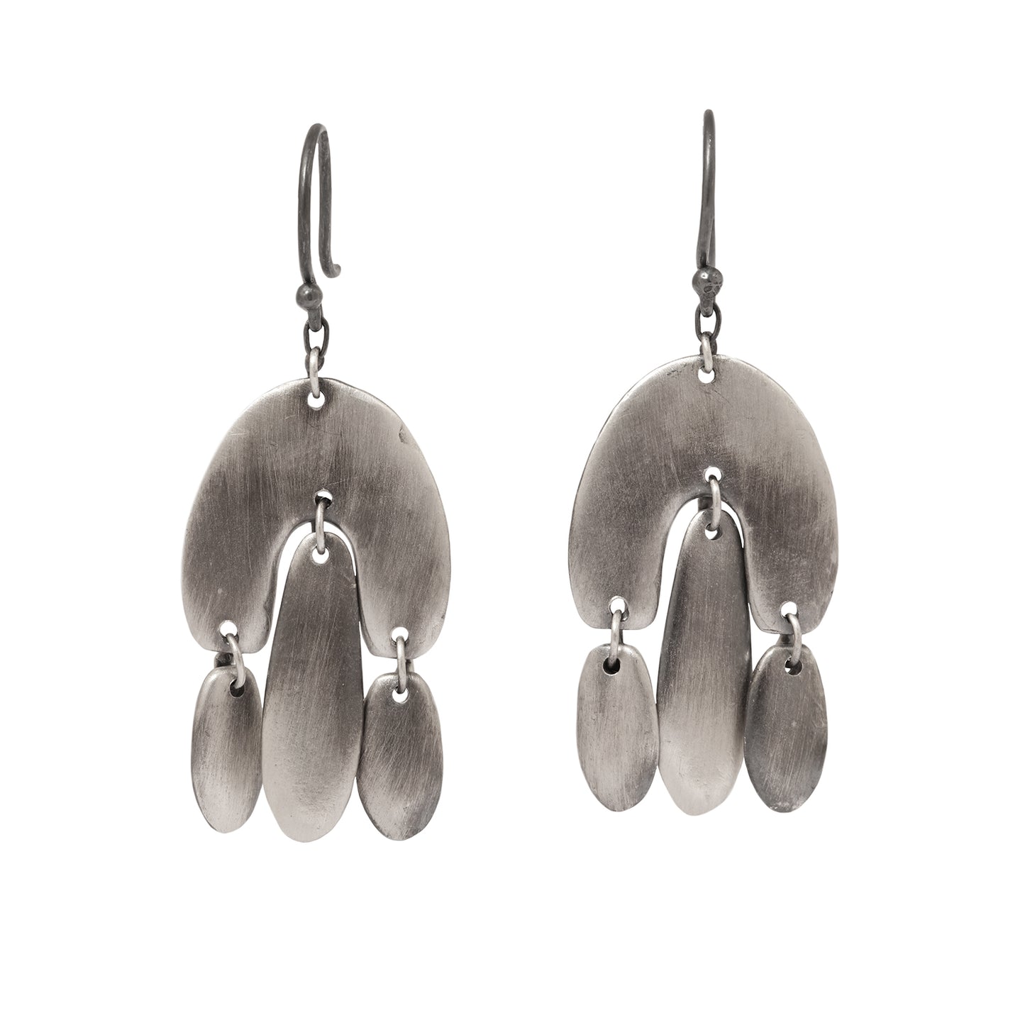 Mini Silver Chandelier Earrings