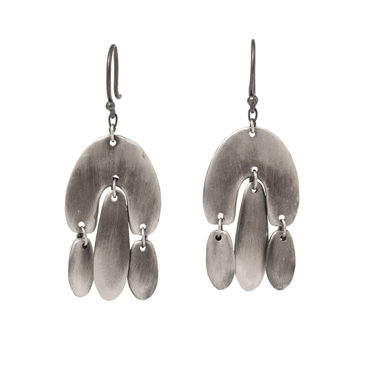 Mini Silver Chandelier Earrings