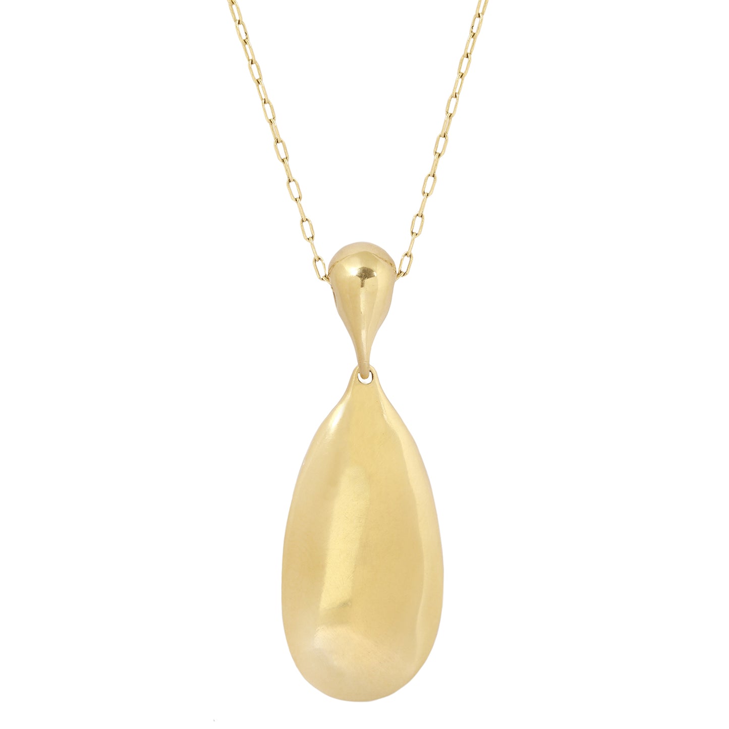 Moss Aqua Single Bead Necklace