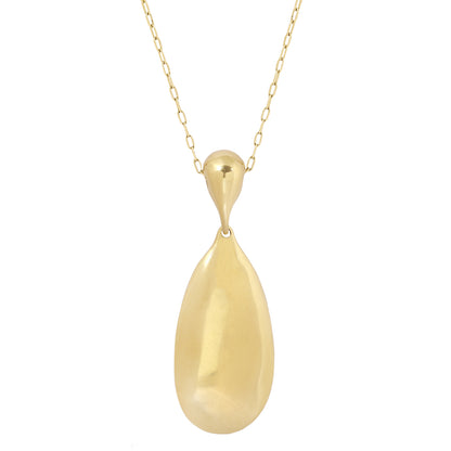 Moss Aqua Single Bead Necklace