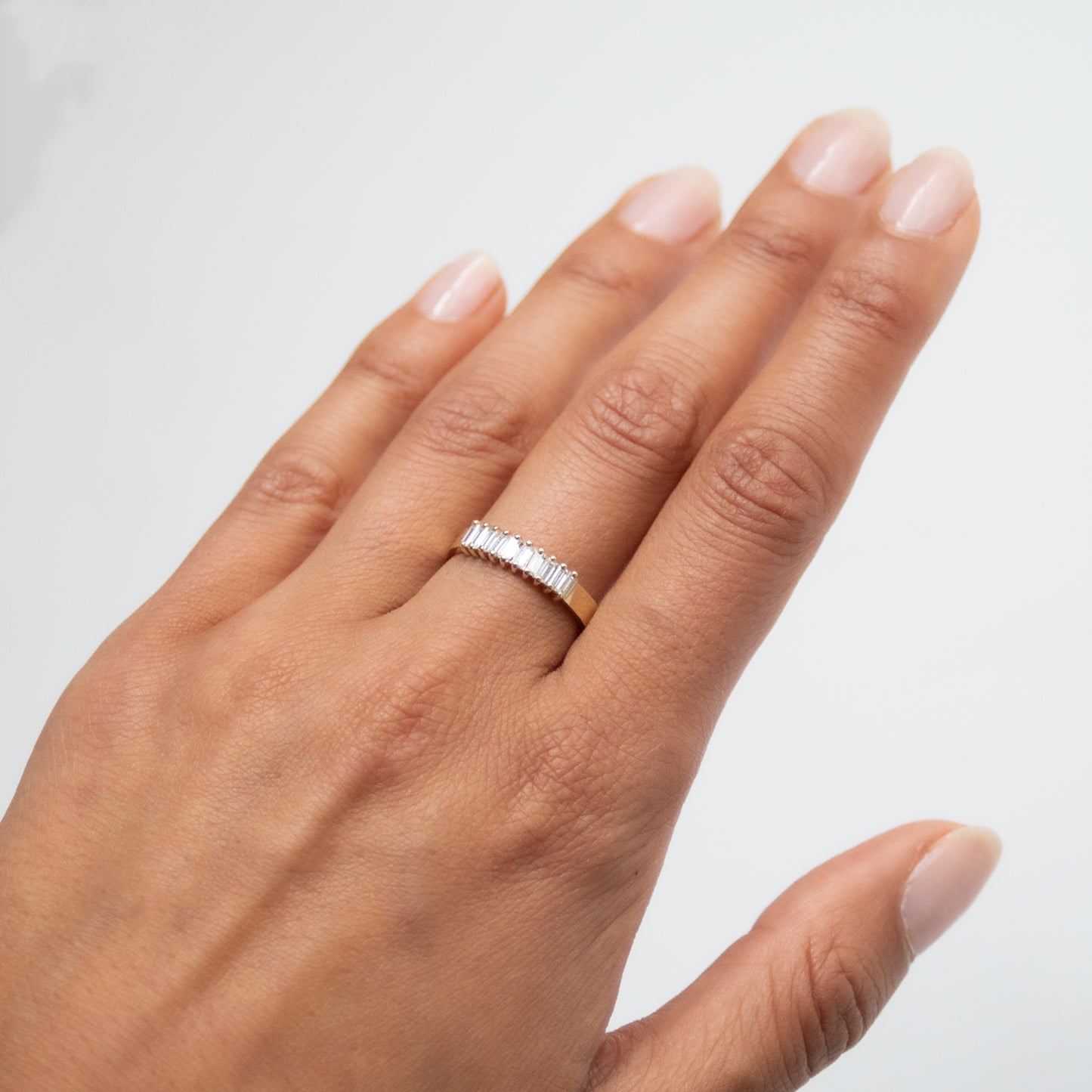 Diamond Baguette Band