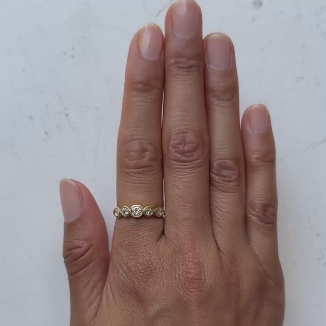 Celestial Diamond Stacking Band