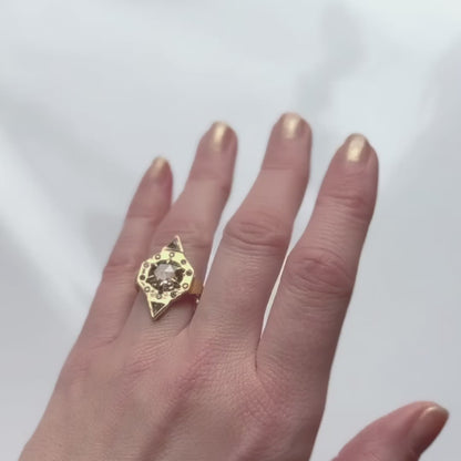 Diamond Shield Ring