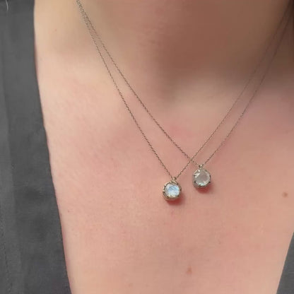Rainbow Moonstone Necklace