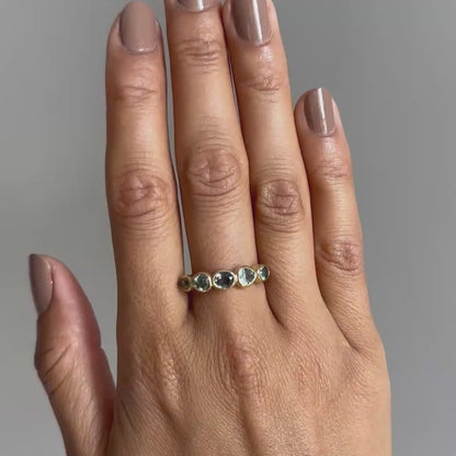 Azure Sapphire Stacking Band