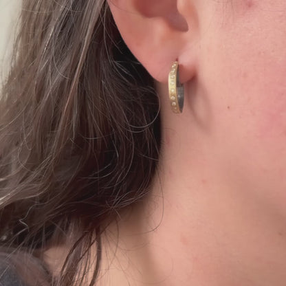 Small Mina Gold Hoops