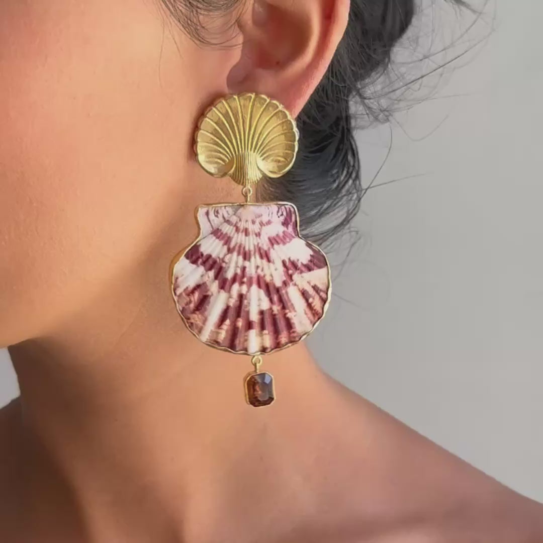 Scallop Earrings