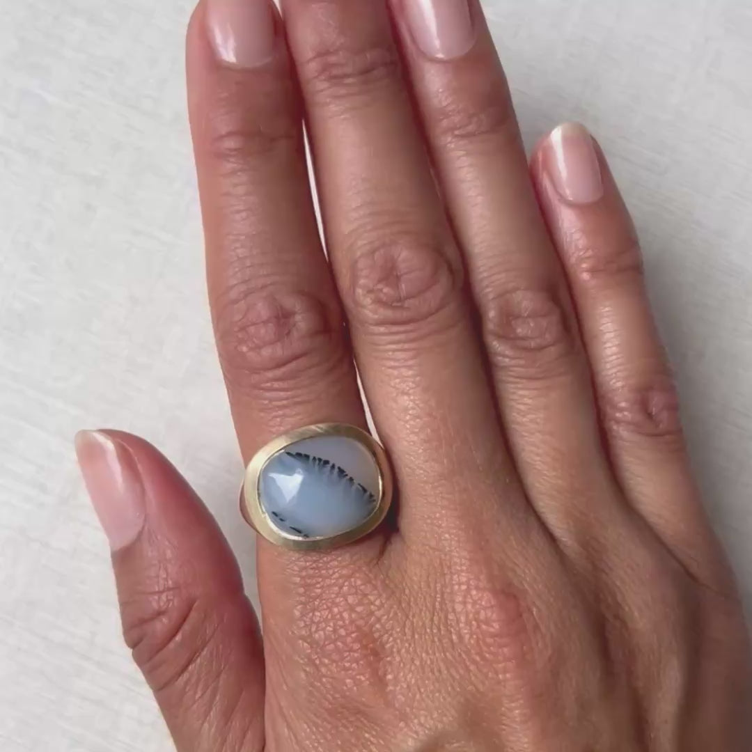 Copco Agate Slab Ring