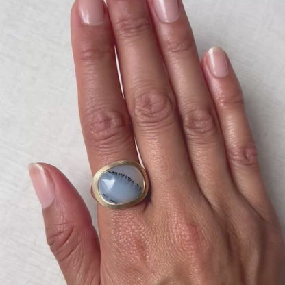 Copco Agate Slab Ring