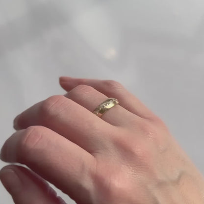 Marquise Wave Diamond Band