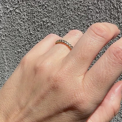 Half Eternity Antiquey Diamond Ring