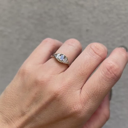 Champagne Trio Diamond Ring