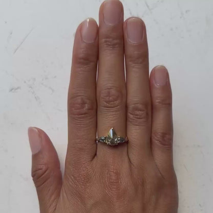 Speckled Twilight Diamond Ring