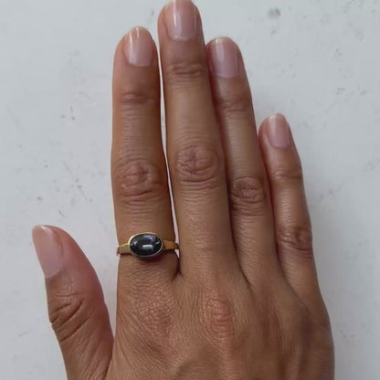 Regal Blue Spinel Ring