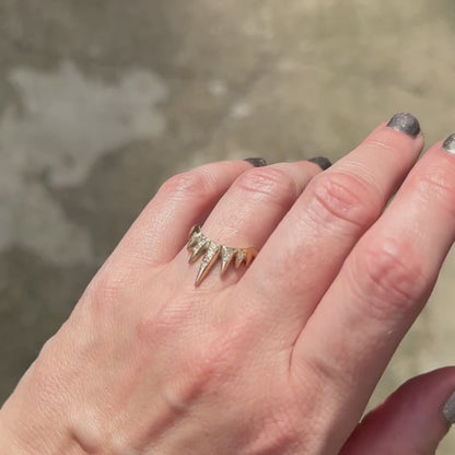 Diamond Spike Nesting Ring