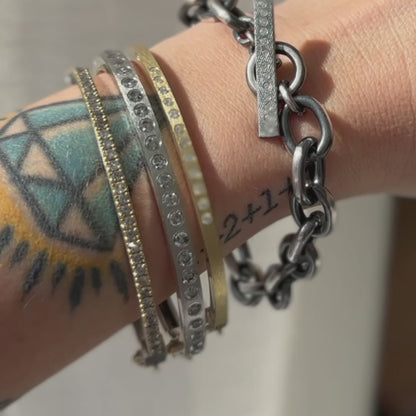 Chloe Gray Diamond Bangle