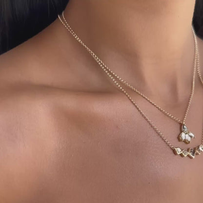 Desert Flower Diamond Necklace