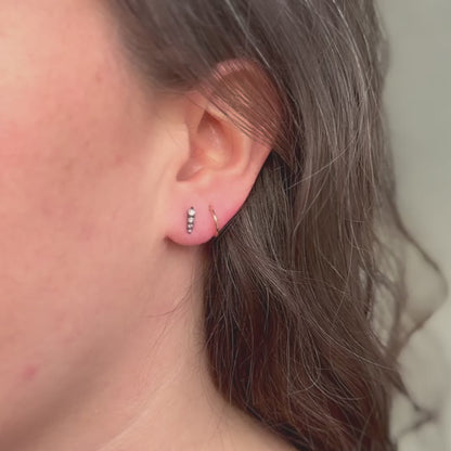Graduated Diamond Studs
