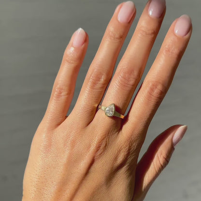 Radiant Pear Mojave Ring