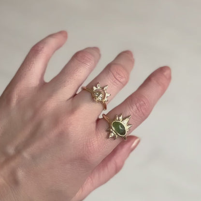 Skull Queen Diamond Ring