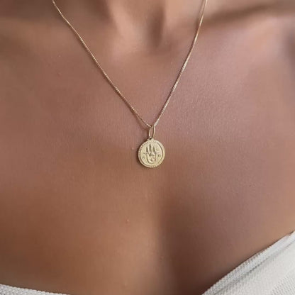 Evil Eye & Hamsa Gold Charm