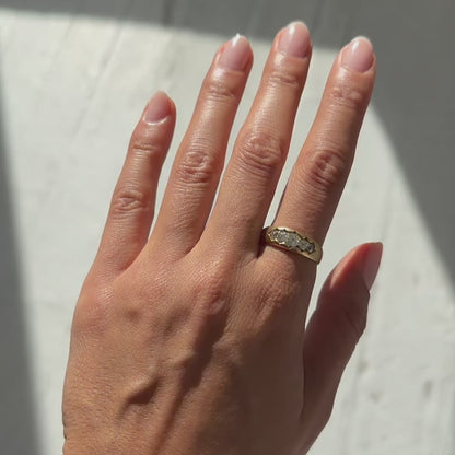 Quintet Star Diamond Ring