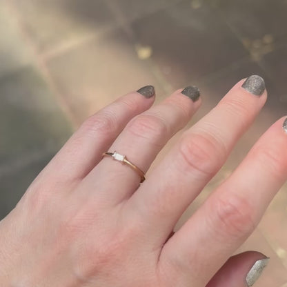 Linear Baguette Ring