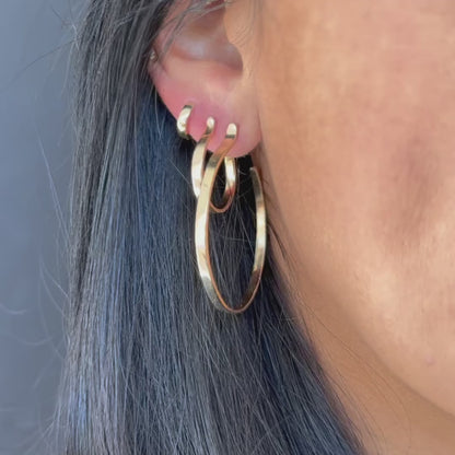 Small Gold Huggie Hoops