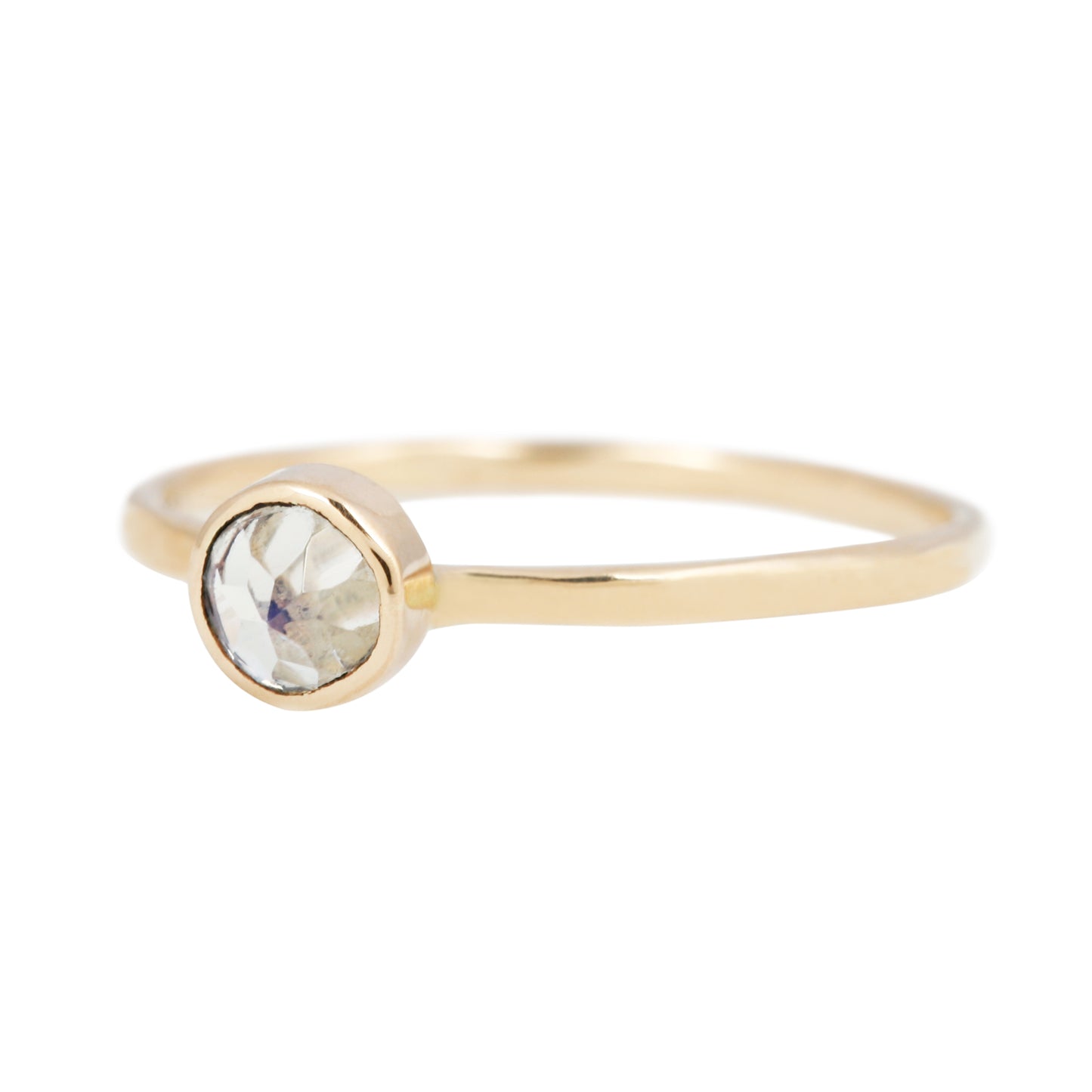 Moonstone Solitaire Ring