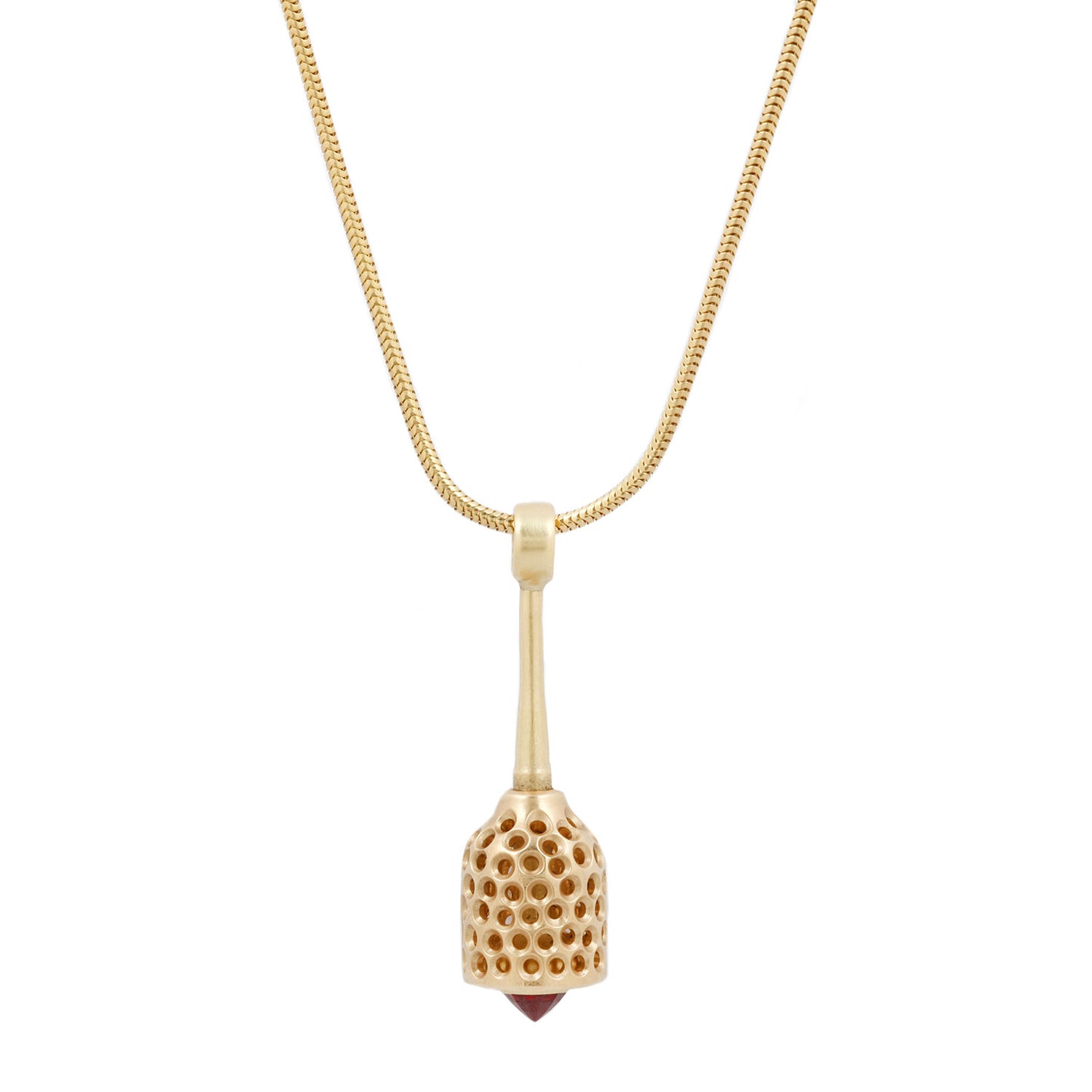 Ruby Pod Necklace