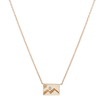 Mountain Postcard Necklace