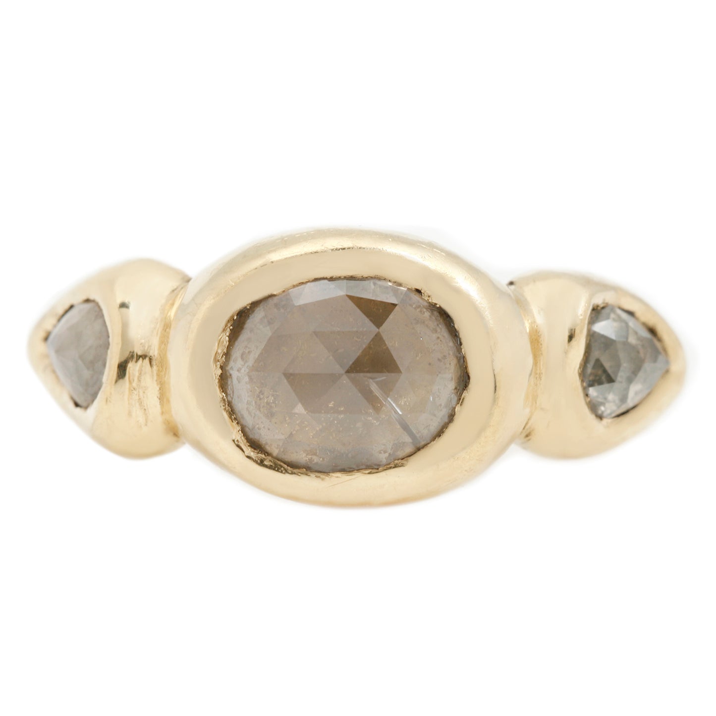 Lauren Wolf Jewelry Firelight Diamond Signet Ring