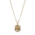Lauren Wolf Jewelry Hexagon Champagne Quartz Necklace 1 