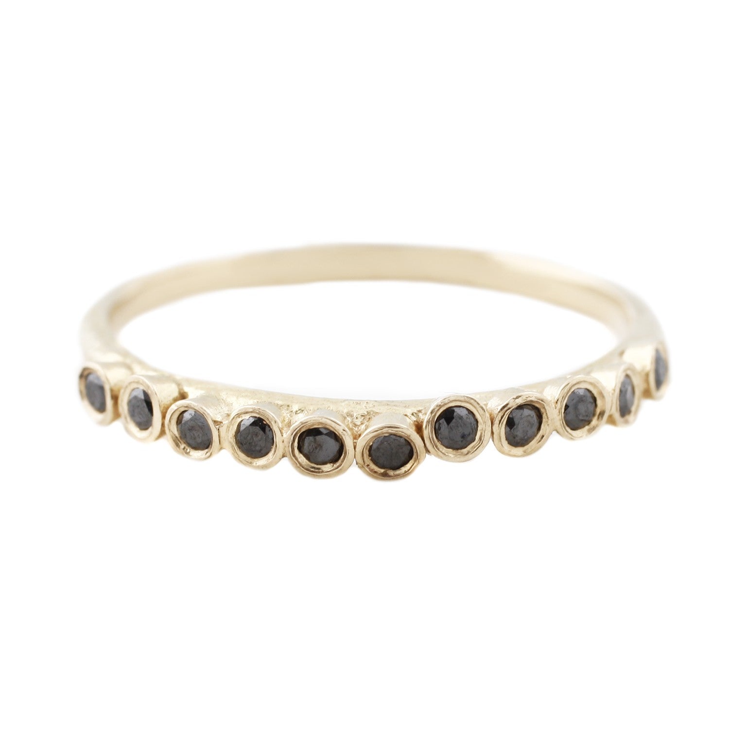 Satomi Kawakita Raised Black Diamond Ring
