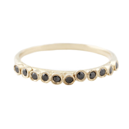 Satomi Kawakita Raised Black Diamond Ring