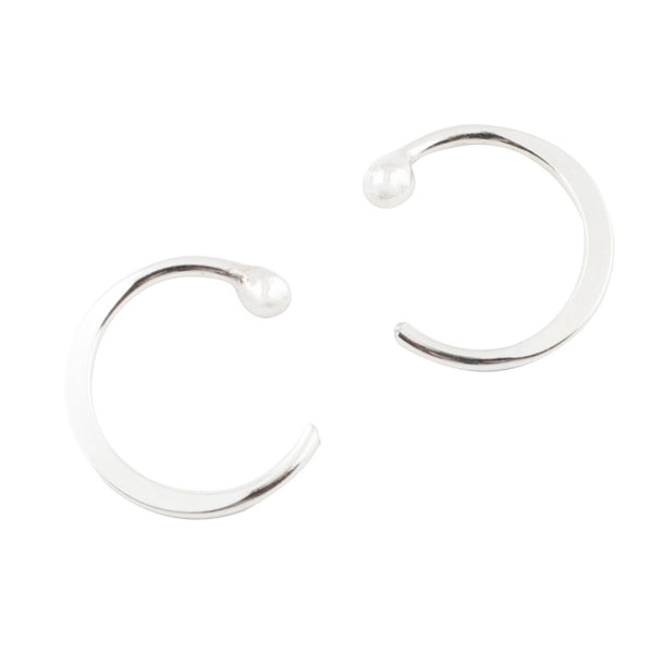 ざく Melissa joy Manning Hoops silver Silver Hugs – ESQUELETO