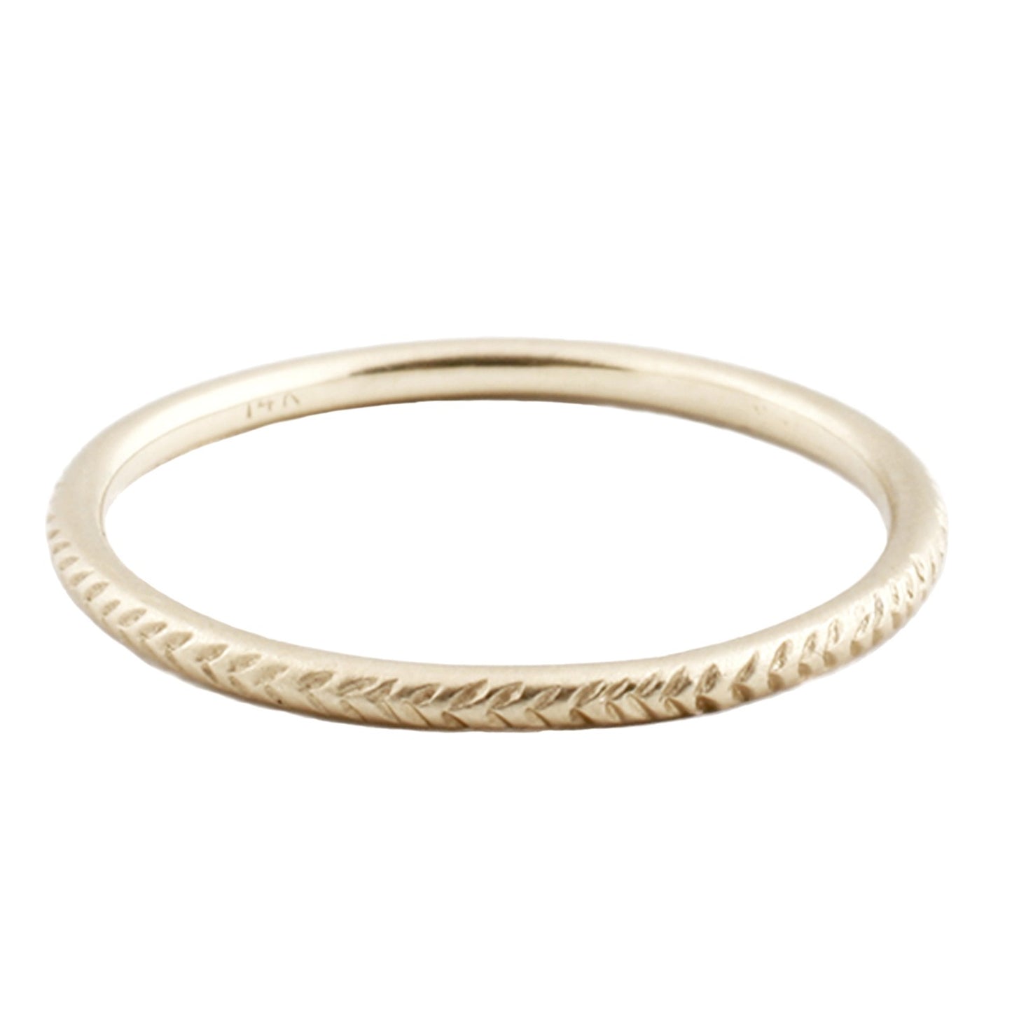 Sarah Swell Gold Feather Band Ring
