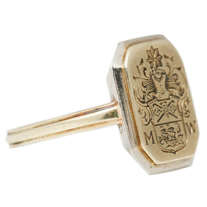 Heraldic Merchant Signet Ring