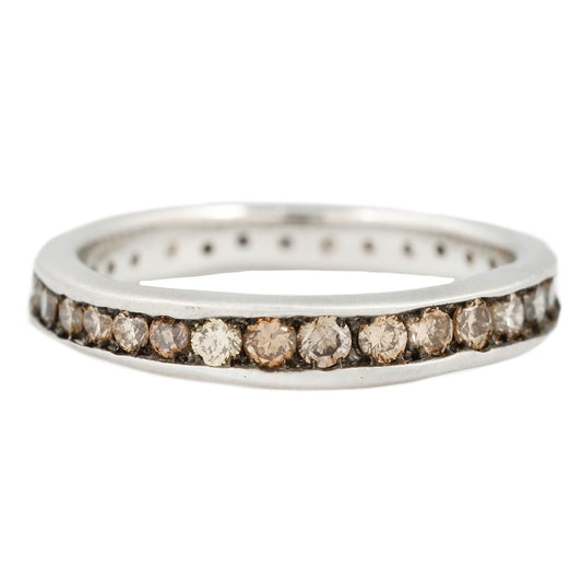 Satomi Kawakita Platinum Absolute Brown Diamond Band