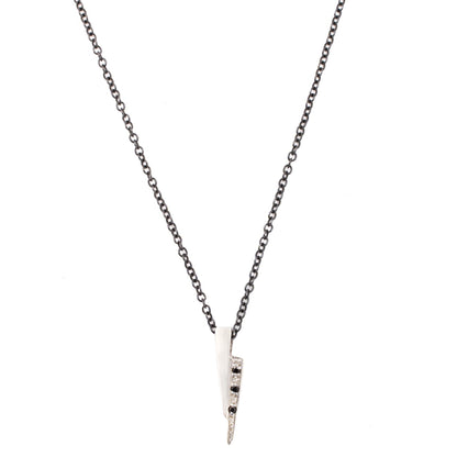 Black Diamond Razor Necklace