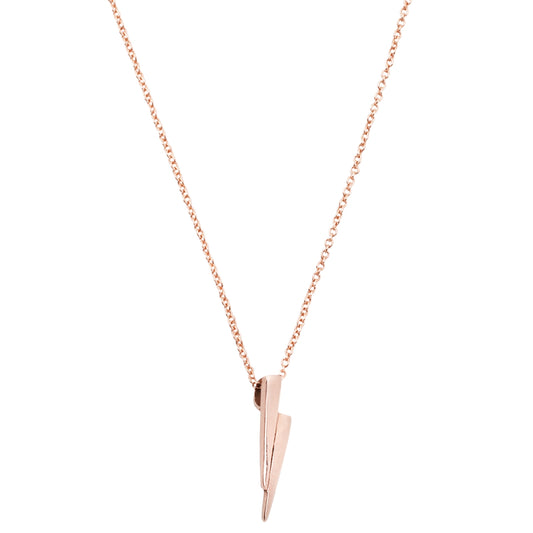 Rose Gold Razor Necklace