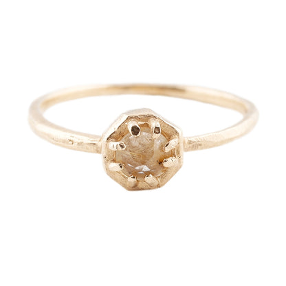 Tiny Rutilated Quartz Ring