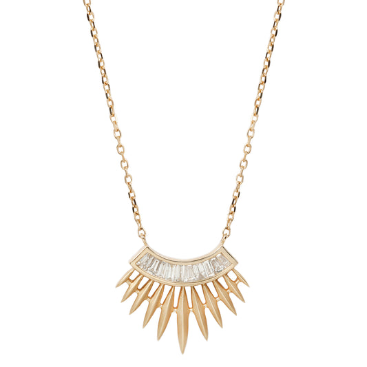 Celine D'Aoust Rising Sun Diamond Necklace