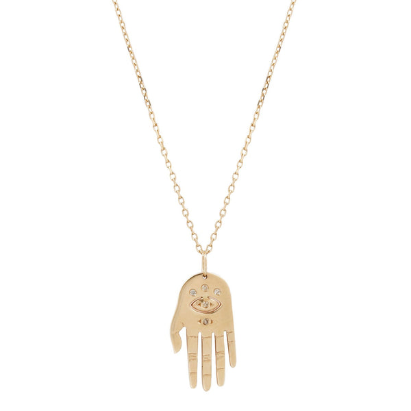 Small Dharma Hand Necklace – ESQUELETO