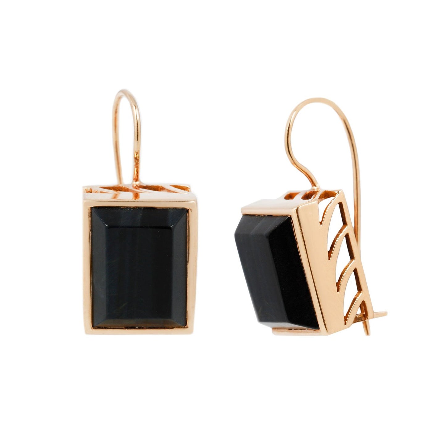Blue Tiger Eye Earring