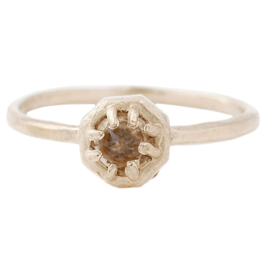 Lauren Wolf Tiny Champagne Quartz Ring