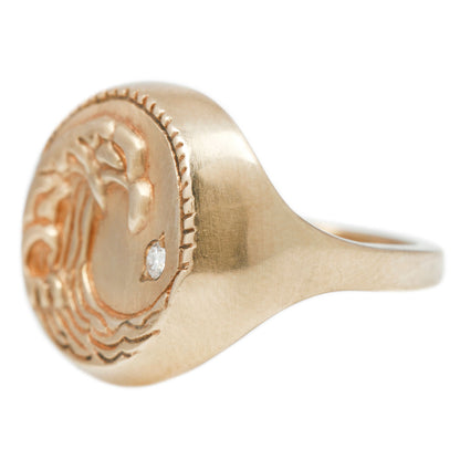 Zodiac Signet Ring