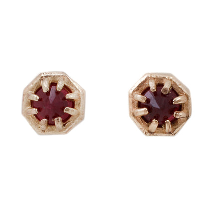 Tiny Ruby Studs